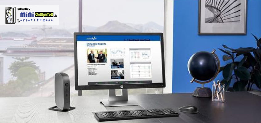 کامپیوتر کوچک HP-t530 در هتل 5 ستاره_ای در مشهد