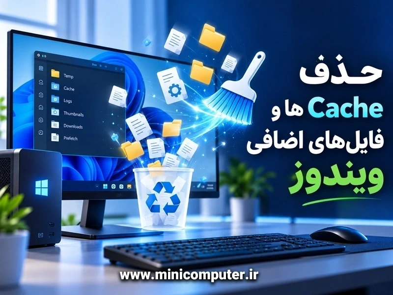 حذف Cache ها و فایل‌های اضافی ویندوز