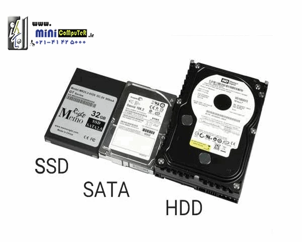 انواع هارد و ذخیره‌سازی توسط باس IDE در تین کلاینت HP t610