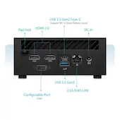 کامپیوتر کوچک برند ایسوس مدل PN64 i7-16-512