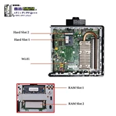 تین کلاینت اچ پی مدل t610 کارکرده 