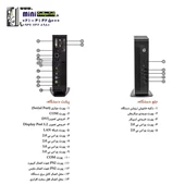 تین کلاینت اچ پی مدل T610 پلاس کارکرده