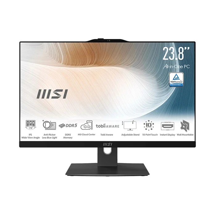 آلین وان 23.8 اینچ ام اس آی مدل AM242P 1M-Core 3 100U-8GB DDR5 4800MHz-1TB SSD-IPS