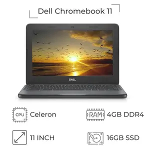 لپ تاپ استوک دل ۱۱ اینچ لمسی Dell Chromebook